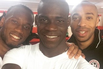 Drogba et balotelli