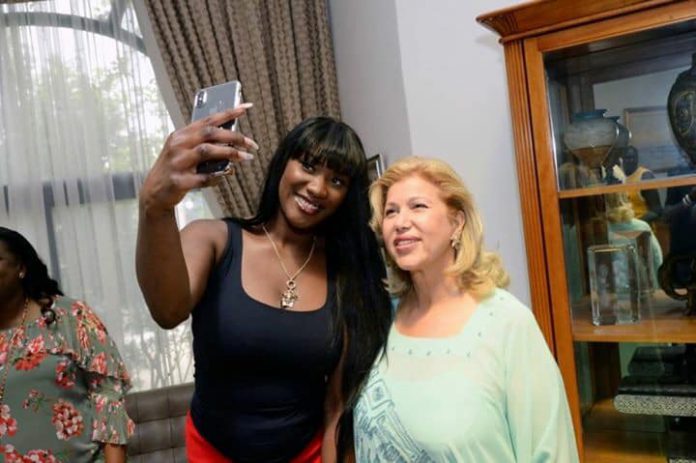 Aya Nakamura et Domminique ouattara