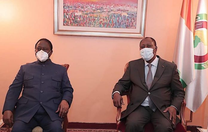 Alassane Ouattara et Henri Konan Bédié