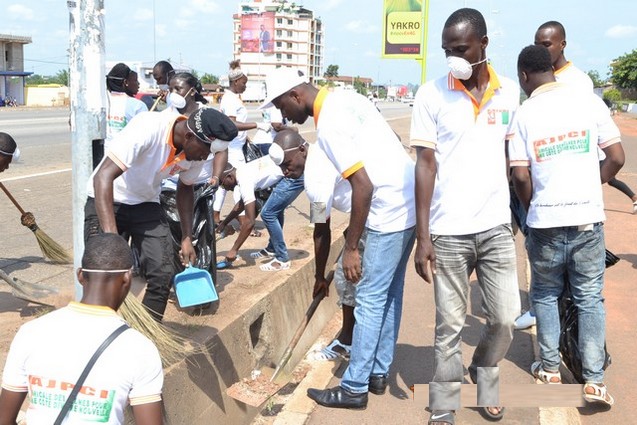 Yamoussoukro Opération Ménage